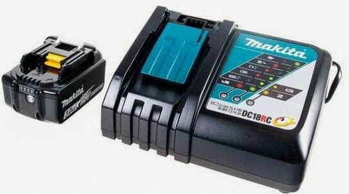 Изображение товара Набор аккумуляторов с зарядным устройством Makita RF (АКБ BL1830B - 1 шт, ЗУ DC18RC), 191A25-2