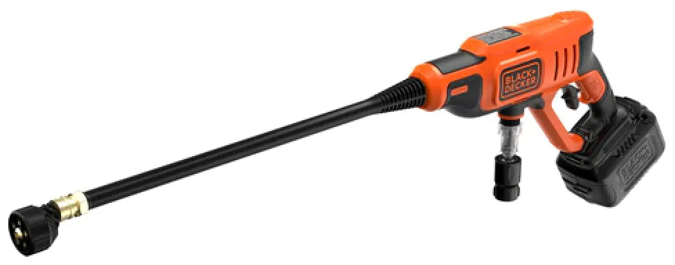 Аккумуляторная мойка высокого давления BLACK+DECKER BCPC18D1, 18В, 2.0Ач Li-Ion, 24 Бар - фотография № 1