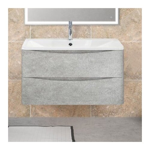 Тумба с раковиной BelBagno Acqua 80 cemento verona grigio