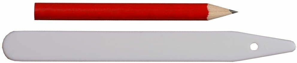 GRINDA 25 ярлыков 125 мм, для засеянных грядок, карандаш, набор меток-ориентиров (8-422367-H26)