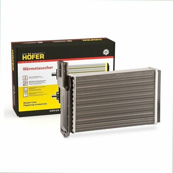 Радиатор отопителя ВАЗ-2108 алюминиевый (HOFER)