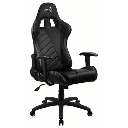 Кресло игровое Aerocool AС110 AIR, на колесиках, ткань дышащая, черный [aс110 black]