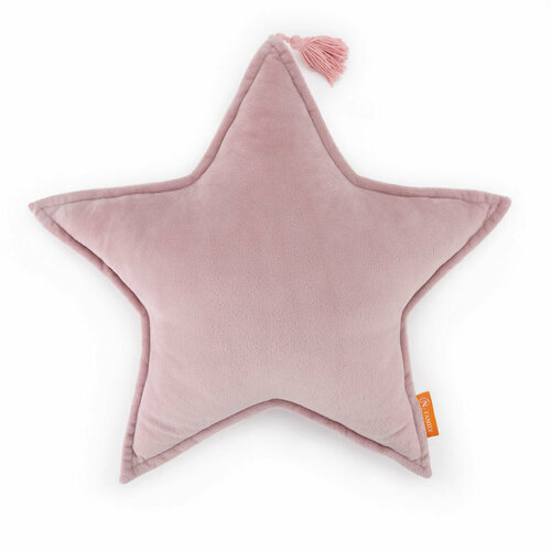 Подушка декоративная N Family, Star dusty rose с кисточкой 480x480мм арт. NFK02/020016