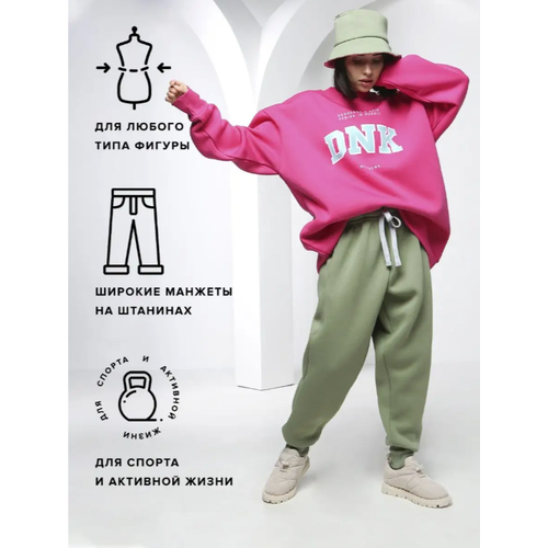 Брюки  DNK, размер XS, хаки