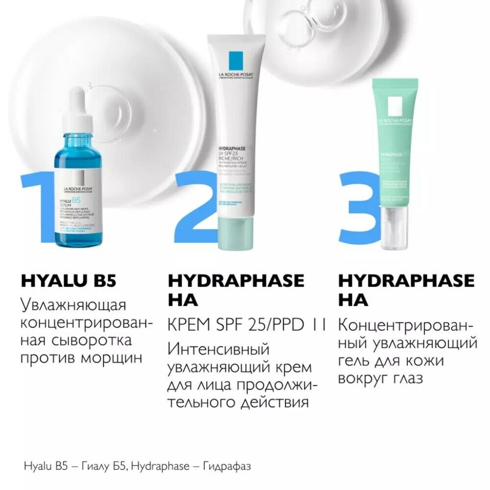 Интенсивный увлажняющий крем LA Roche-posay для обезвоженной кожи нормального и сухого типа 40 мл