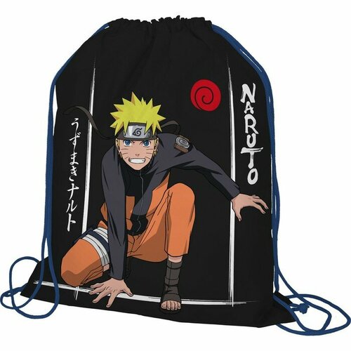 Naruto Мешок для обуви 480 х 380 мм, Naruto, чёрный NTJB-UT1-883W