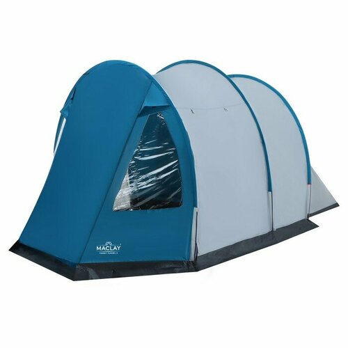палатка woodland solar quick 3 кемпинговая Палатка кемпинговая Maclay FAMILY TUNNEL 3, р. 180+200х210х170 см, 3-местная