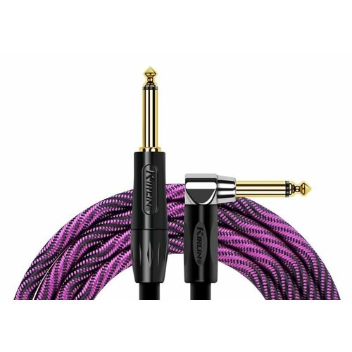 Кабель инструментальный, Kirlin IWB-202BFGL 3M WBP, фиолетовый, 3 м кабель инструментальный kirlin iwb 202bfgl 3m wbo 3 0 m