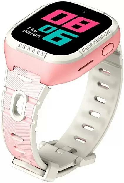 Часы, Xiaomi Mibro, смарт-часы детские, 1,3″, 240×240, розового/белого цвета