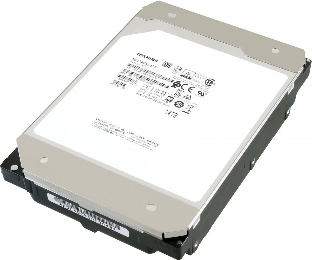 Жесткий диск Toshiba SATA-III 14Tb MG07ACA14TE Server Enterprise Capacity 7200rpm 256Mb 3.5"