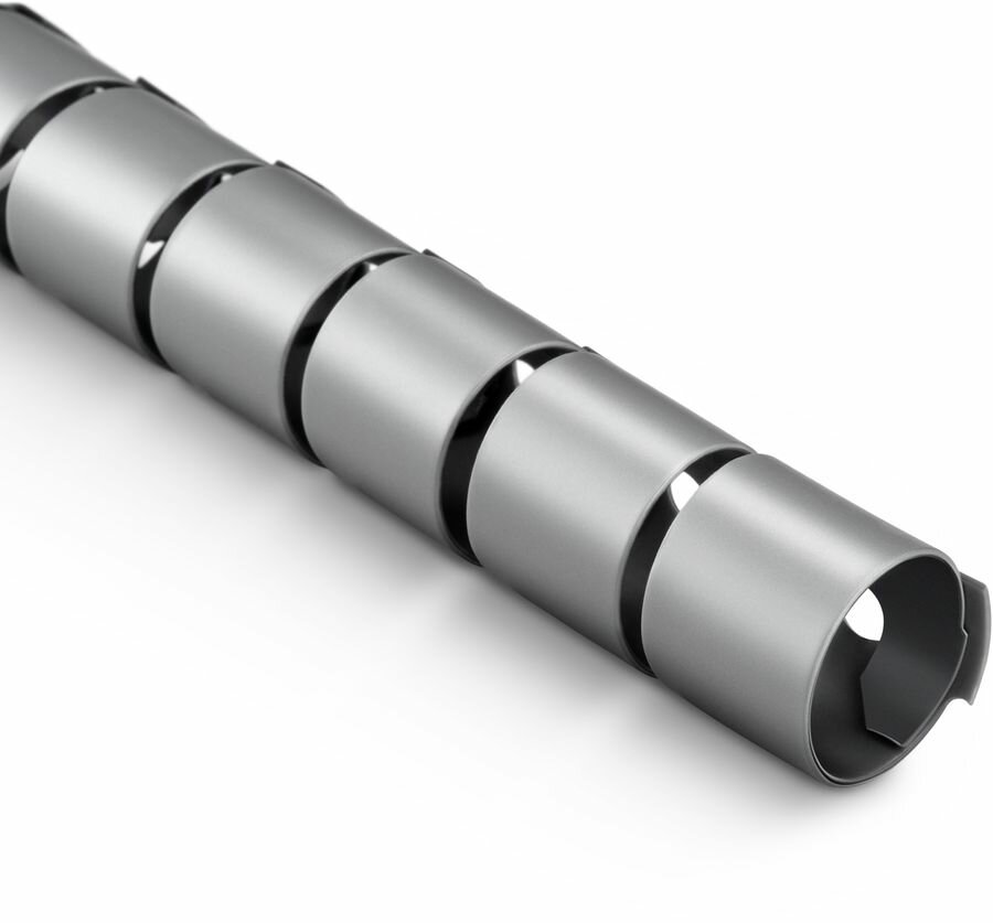 Кабельный органайзер Buro BHP CG252S Spiral Hose 25x2000mm Silver — фото 3