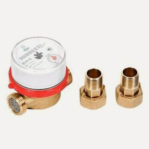 Изображение товара Счетчик воды универсальный Декаст ВСКМ-15 (72-15-247) крыльчатый одноструйный