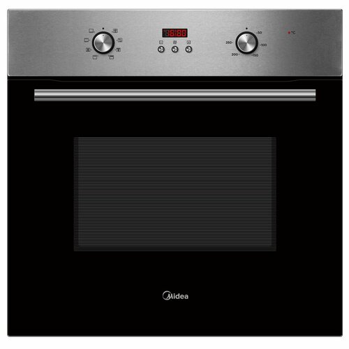 Электрический духовой шкаф Midea MO47001X 595x595x575см конвекция цвет нержавеющая сталь 4609000₽