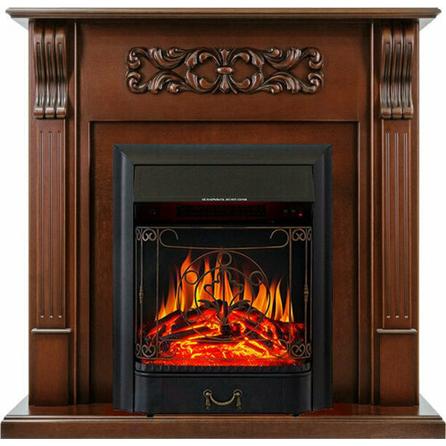 Каминокомплект Royal Flame Venice - Махагон коричневый антик с очагом Majestic FX Black