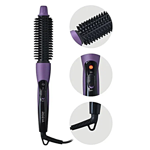 Профессиональная плойка для волос Rozia Выпрямитель расческа для волос Утюжок Расческа Rozia Уход за волосами Фиолетовый 279000₽