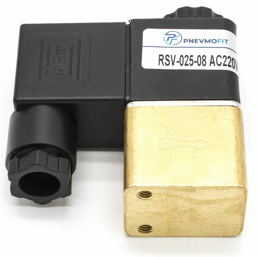 Электромагнитный клапан RSV-025-08 AC220V (воздух, вода, масло)