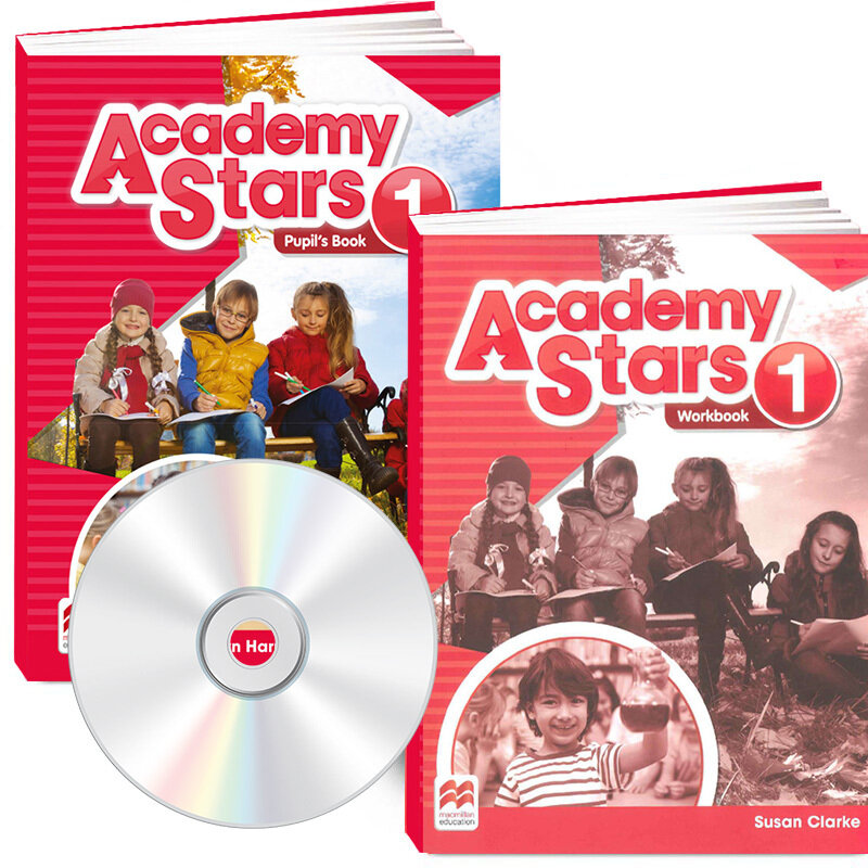 Academy Stars 1. полный комплект: Учебник + Рабочая Тетрадь + CD/DVD