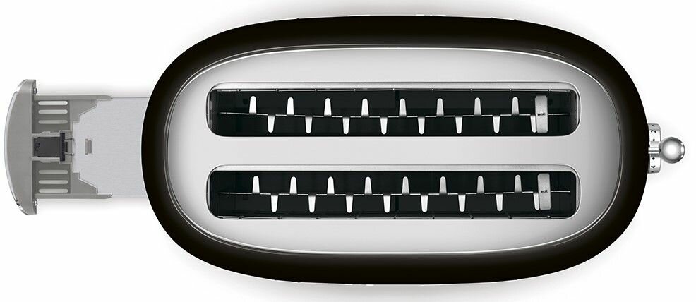 Тостер SMEG TSF02BLEU, черный — фото 1