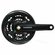 Система шатунов Shimano Altus M311, 170 мм, Кв, 42/32/22Т Черный