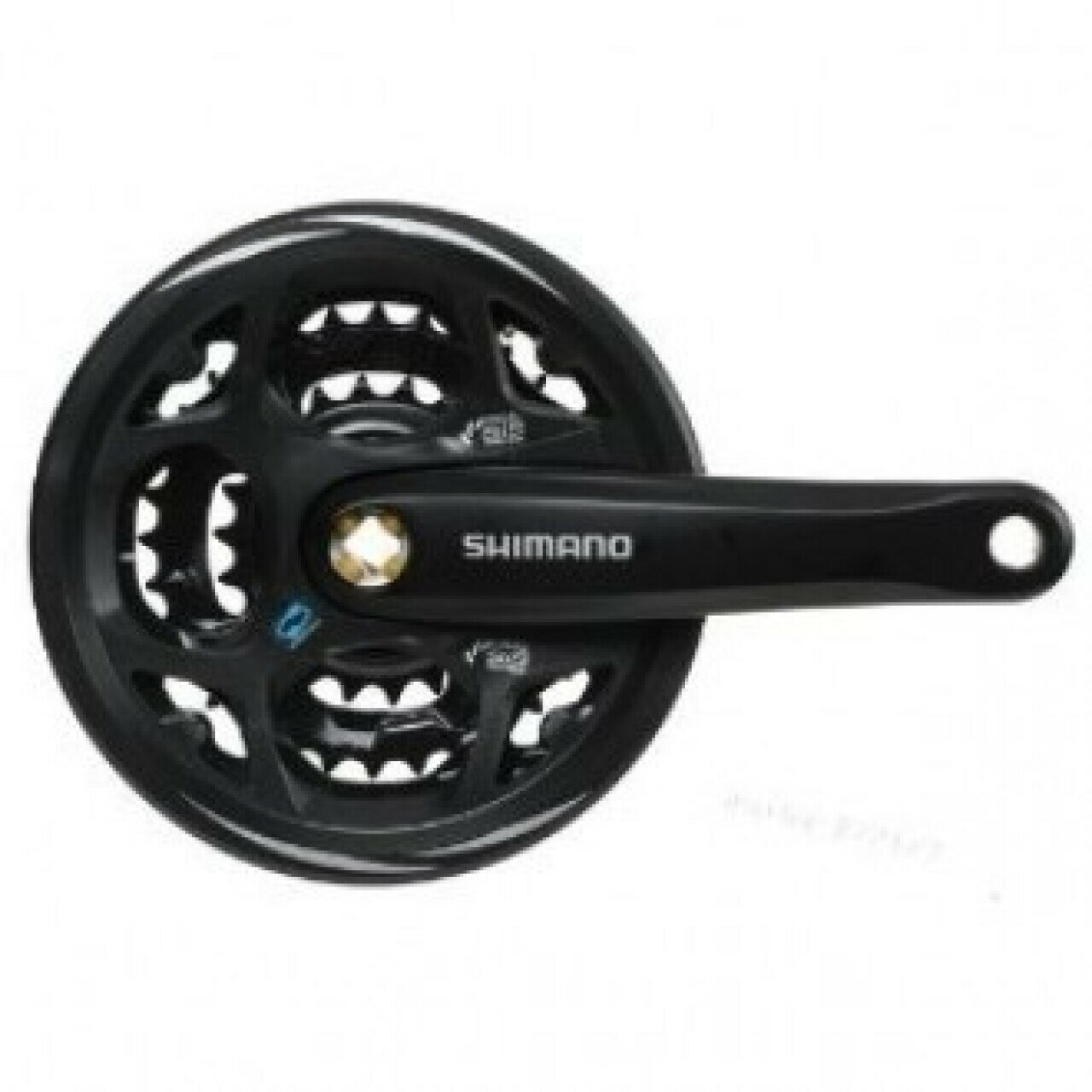 Система шатунов Shimano Altus M311, 170 мм, Кв, 42/32/22Т Черный