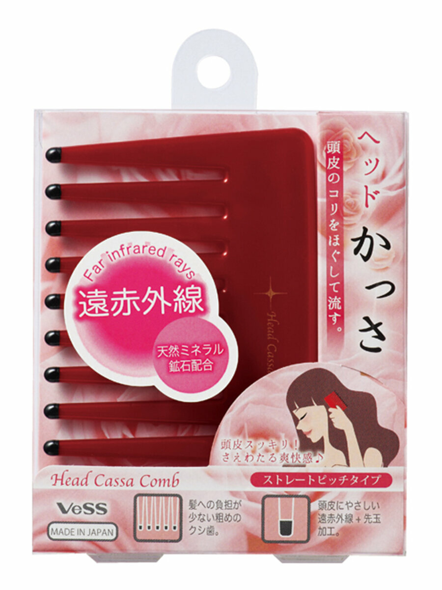 VeSS Гребень для волос и массажа кожи головы (VeSS, ) - фото №5