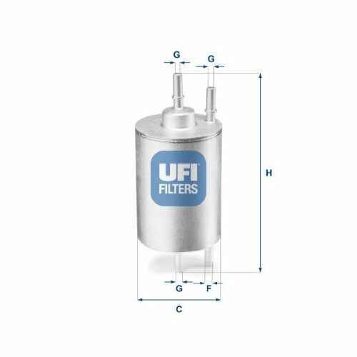 Топливный фильтр, UFI 31.958.00 (1 шт.)