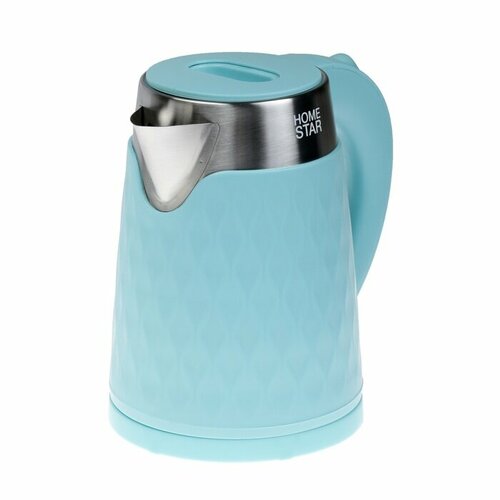 Чайник электрический Homestar HS-1021 пластик колба металл 17 л 1500 Вт голубой 182400₽