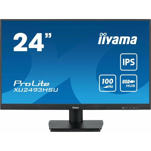 Монитор Iiyama 23.8 ProLite XU2493HSU-B6 черный IPS LED 1ms 16:9 HDMI M/M матовая 1000:1 250cd 178гр/178гр 1920x1080 110Hz DP FHD USB 3кг монитор iiyama 23 8 prolite xu2493hsu b6 черный ips led 1ms 16 9 hdmi m m матовая 1000 1 250cd 178гр 178гр 1920x1080 110hz dp fhd usb 3кг