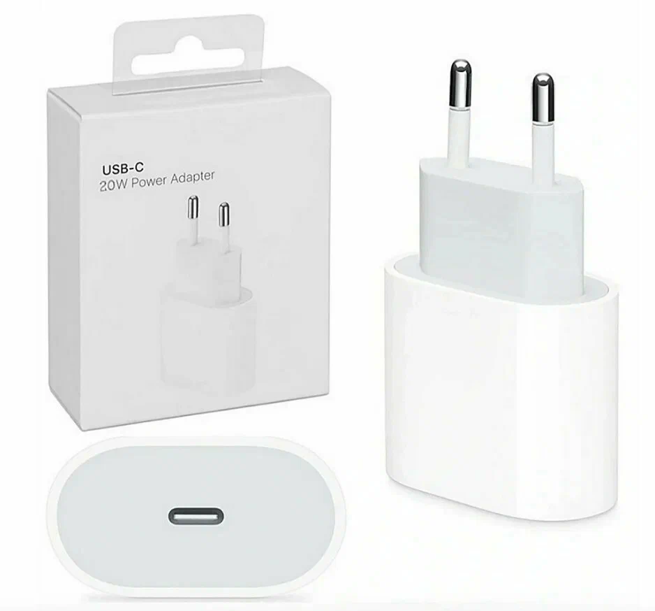 Сетевое зарядное устройство Apple MHJE3ZM/A, 20w USB-C Power Adapter