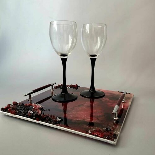 Поднос Винный из эпоксидной смолы 3988₽