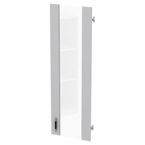 Дверь Меб-фф Дверь в рамке ДВ-62С-28МВ Серый стекло прозрачное 2595₽