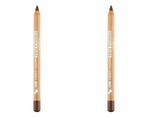 Карандаш для губ Deborah Milano Formula Pura Organic Lip Pencil, тон 04 Коричневый, 1,2 гр, 2 шт