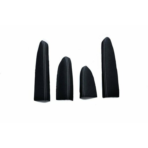 Подлокотники дверей PREMIUM Лада Гранта Калина-2 Датсун кожзам с цветной прострочкой Серая нить 4920₽