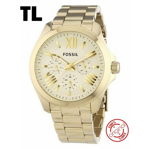 Наручные часы FOSSIL, золотой stealth steel watch yellow gold tone finish stainless steel simulated diamond 40mm mens watch w date