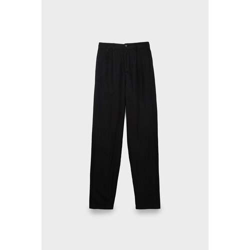 Брюки Andrea Ya'aqov straight leg pants, размер 52, черный