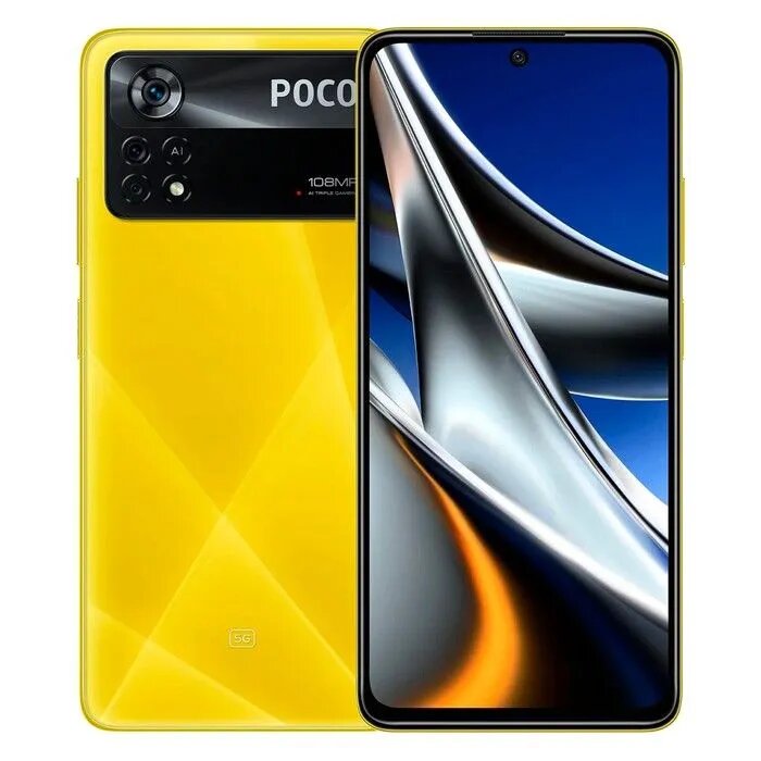 Смартфон Xiaomi POCO X4 Pro 5G 8/256 ГБ Global, Dual nano SIM, желтый POCO