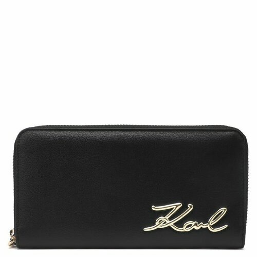 кроссовки next signature side zip black animal Кошелек Karl Lagerfeld, черный