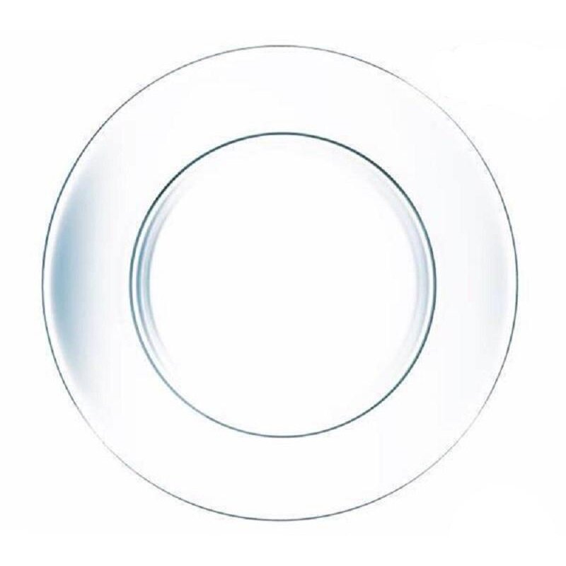 Тарелка ОСЗ обеденная Симпатия, стеклянная, d=25 cм
