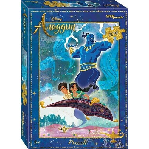 Пазл Step Puzzle Аладдин, 104 элемента пазл step puzzle disney доктор плюшева 104 элемента 82133