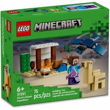 Конструктор LEGO Minecraft 21251 Экспедиция Стива в пустыню