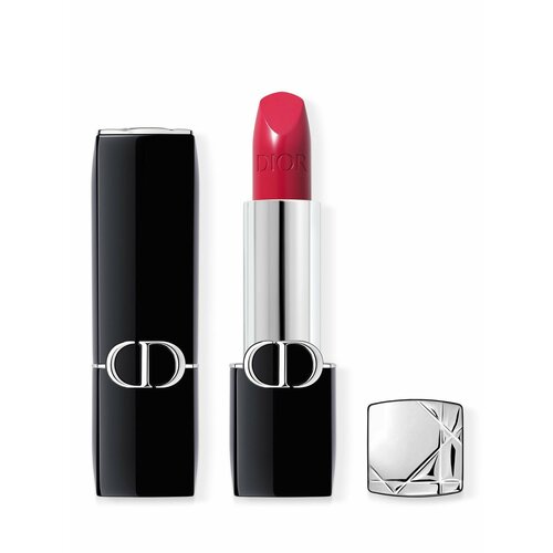 Dior Rouge Помада для губ 766 Rose Harpers SATIN рефилл помады для губ с вельветовым финишем dior rouge dior velvet 3 5 мл