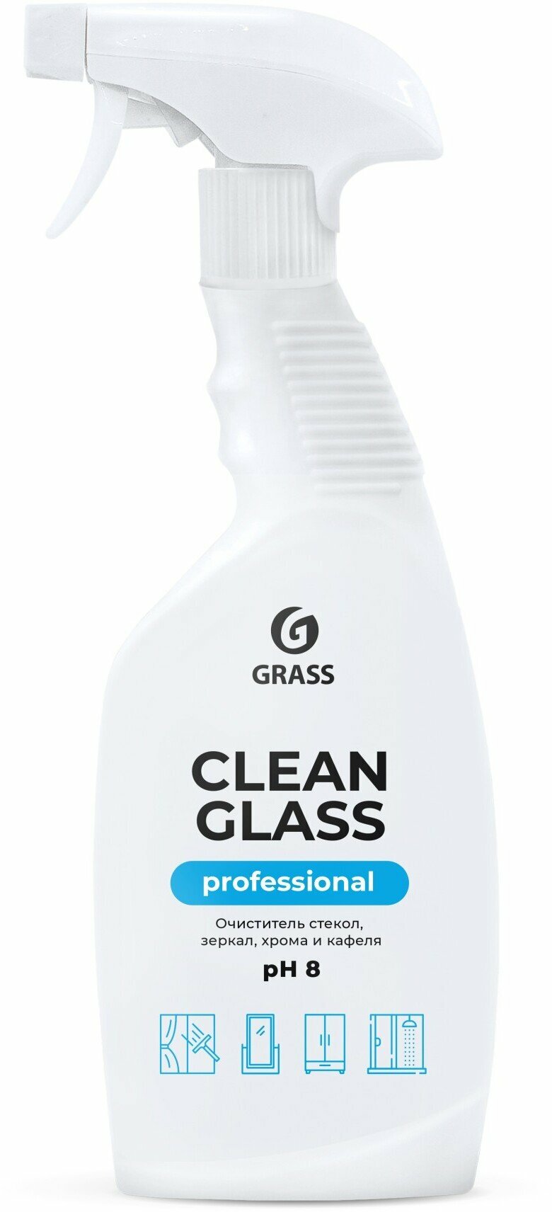 Очиститель универсальный д/стекол/зеркал GraSS Clean Glass Professional 600мл спрей