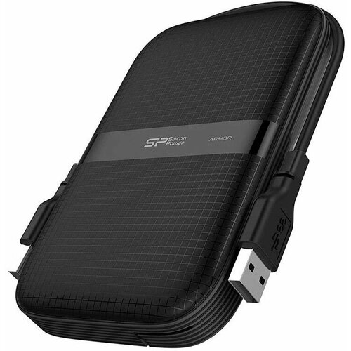 1 TB Внешний жесткий диск Silicon Power Armor A60 (SP010TBPHDA60S3A), черный