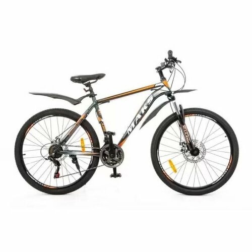 Велосипед 26 MAKS ARES MD (21-скоростной) (рама 19) серый/оранжевый