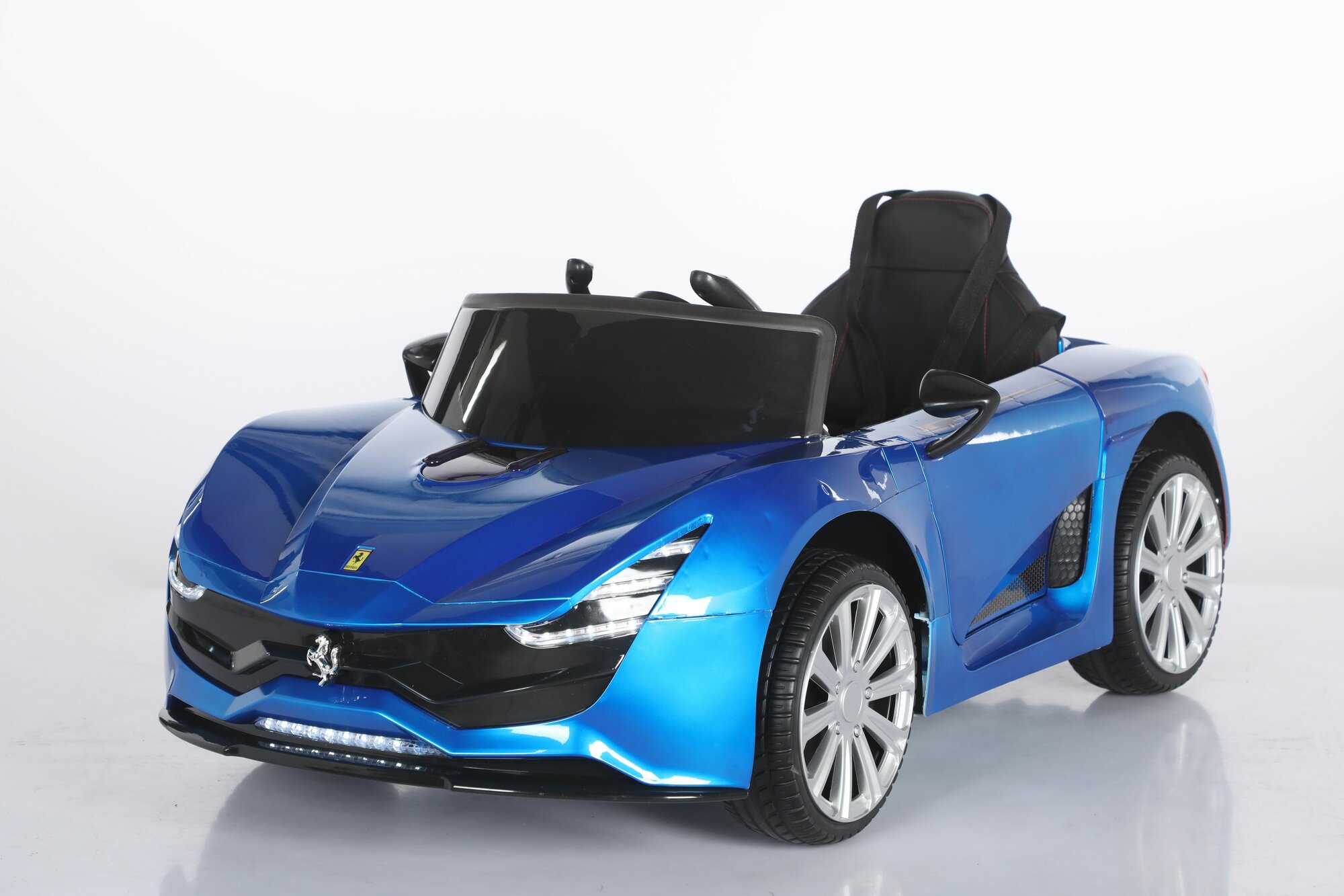 Электромобиль Ferrari FLSeat YHF9015 синий