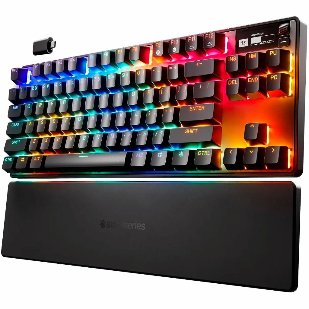 Клавиатура SteelSeries Apex Pro TKL Wireless (2023) чёрная