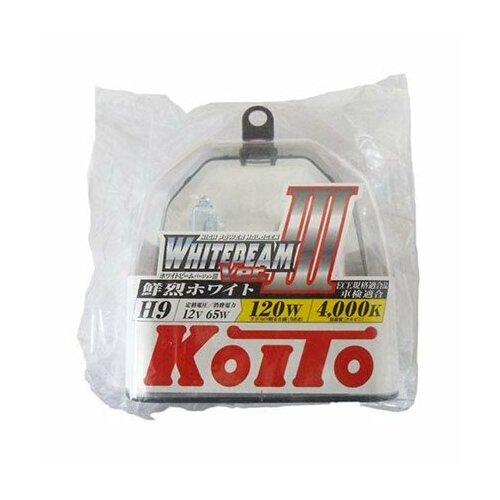 Лампа H9 (65W) KOITO Whitebeam III 4200K Koito P0759W