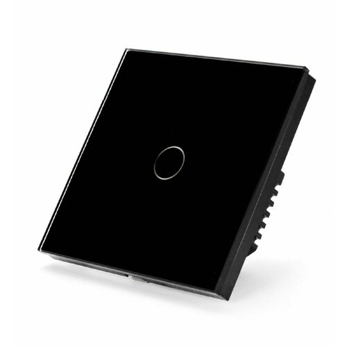 Умный выключатель сенсорный одноклавишный черный 1190₽
