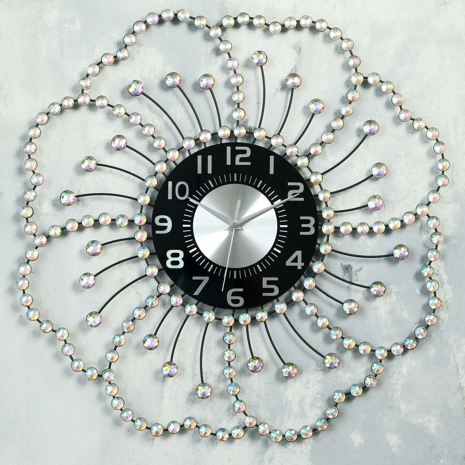 Часы настенные, серия: Ажур, "Терапи", d-60 см, циферблат-22 см
