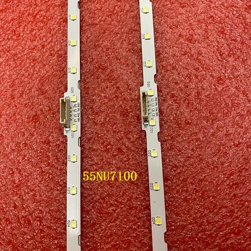 Светодиодная подсветка для Samsung UE55NU7175 UN55NU7100G UE55NU7026 UE55NU7026K UE55NU7300 UE55NU7120K UE55NU7379, 20pcs For 10 TV